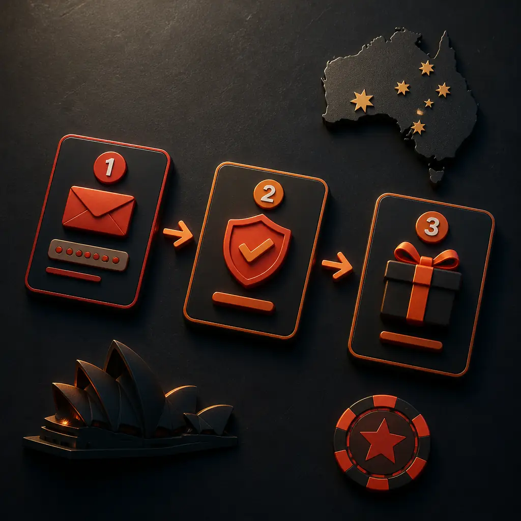 HellSpin Casino Registration Australia – Create Account & Claim Bonus visual guide for HellSpin